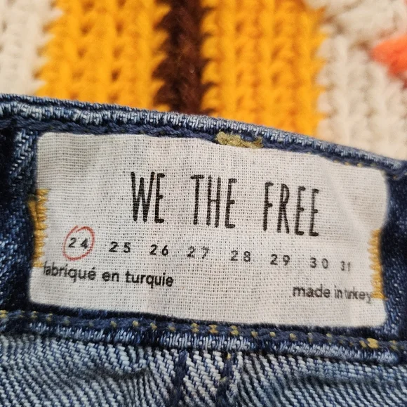 We The Free Mini Denim Skirt Size 24 - Picture 5 of 5
